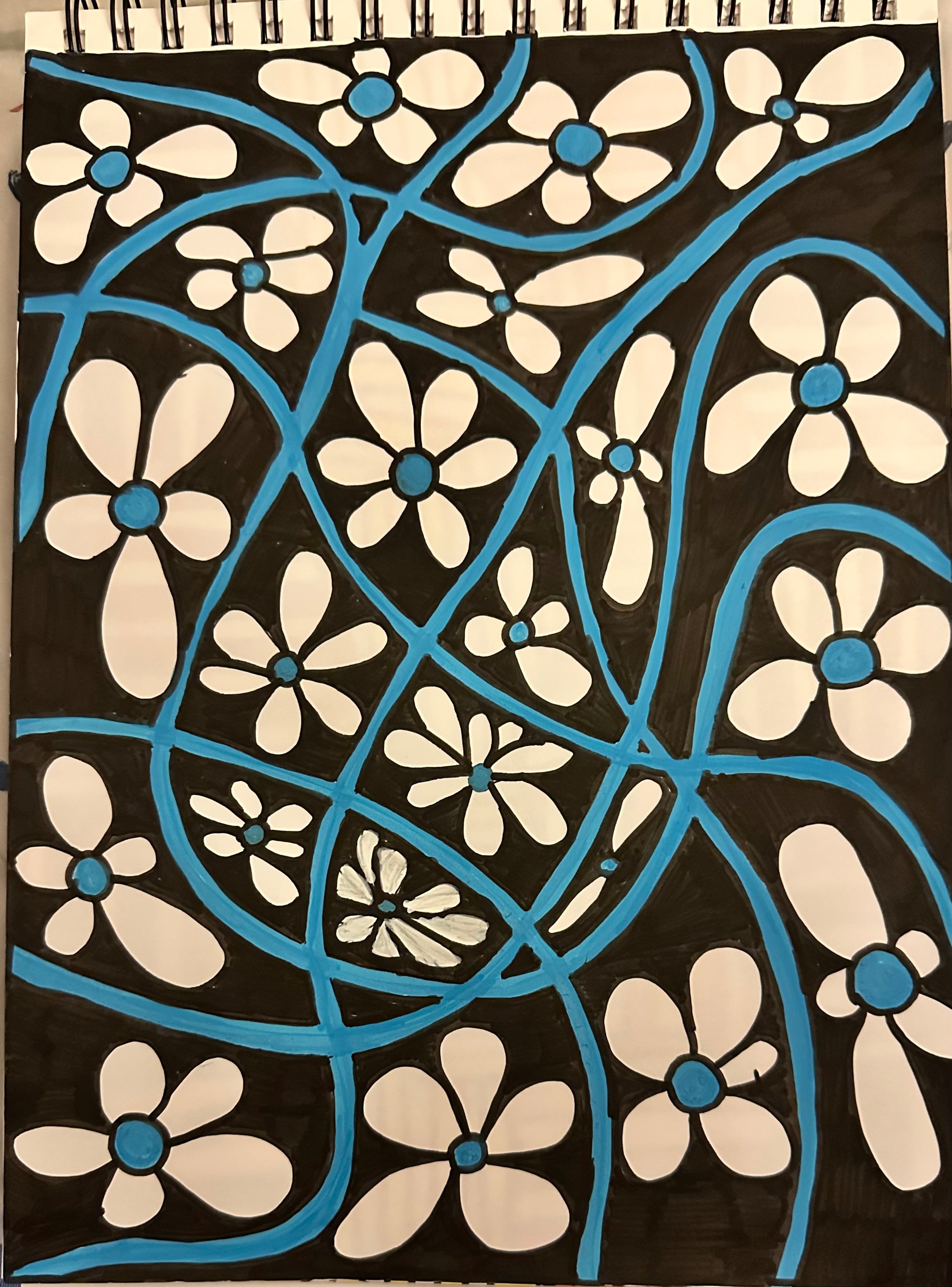 Spinning flowers