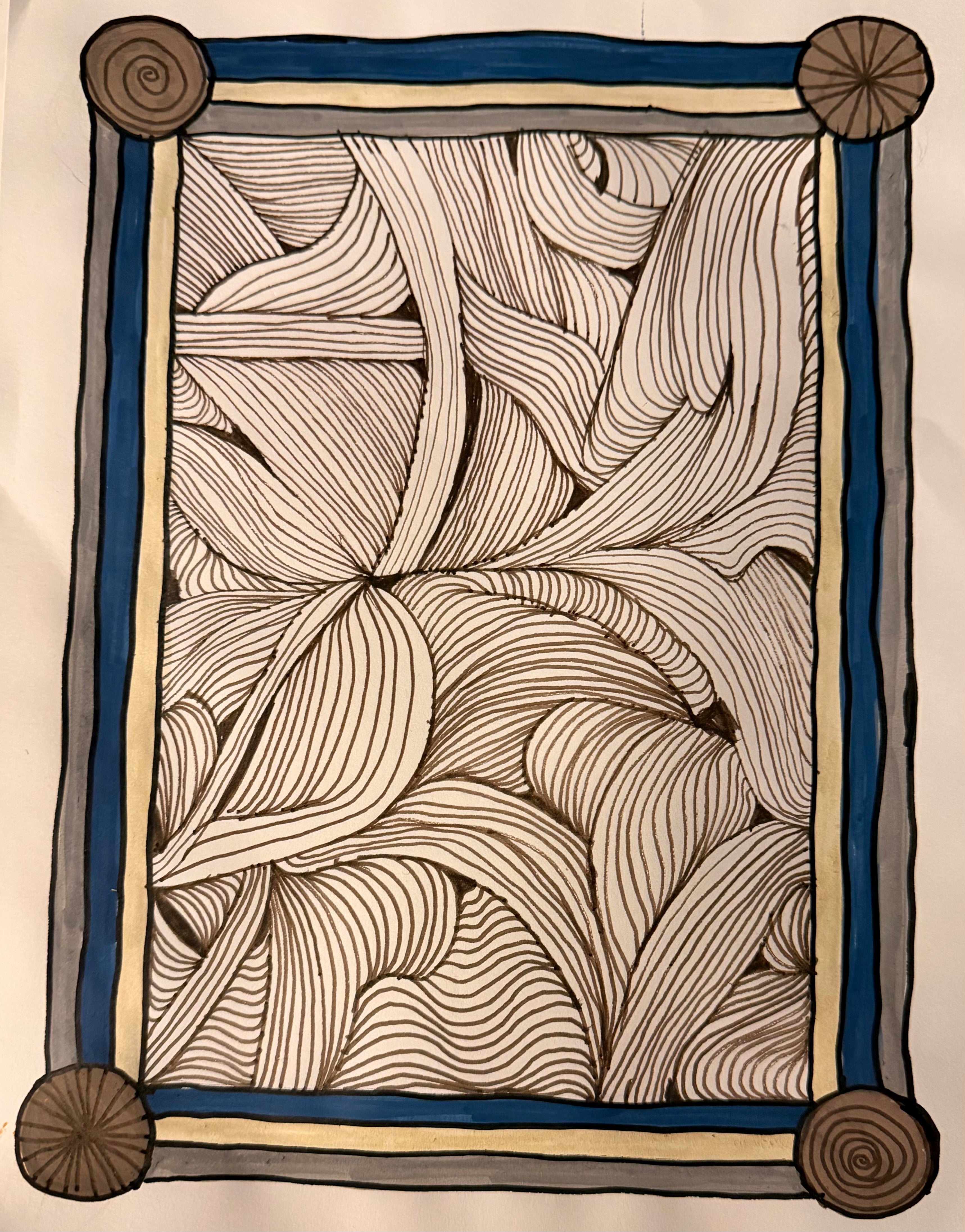 Blue Lined
