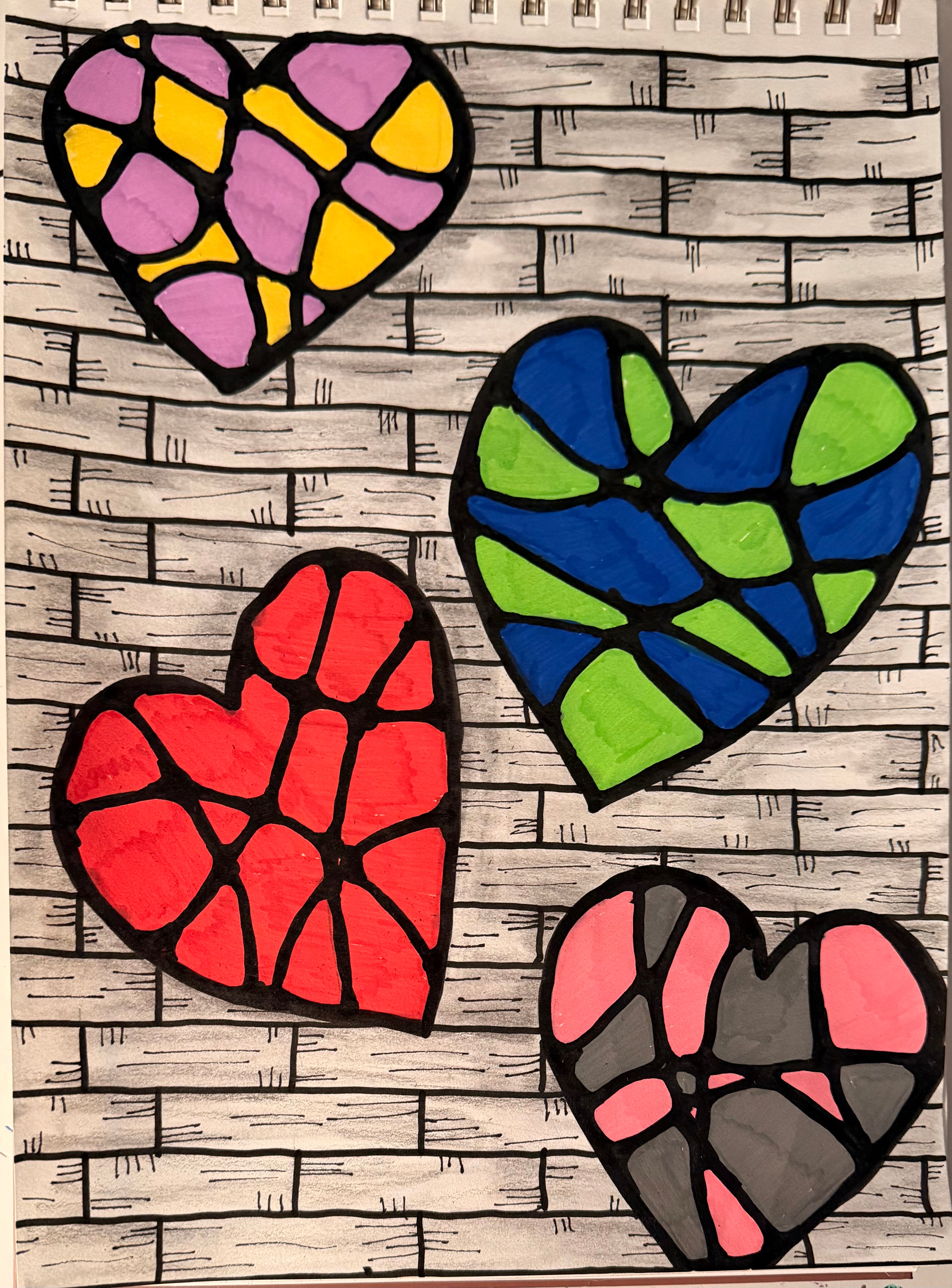 Brick hearts
